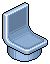 Blue Ice Chair