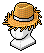 Frayed Straw Hat