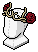 Gothic Rose Horns