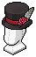 Gothic Rose Hat