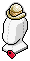 Cream Bowler Hat