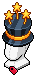 Dark Obsidian Star Hat