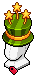 Leaf Green Star Hat