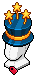 Blue Sapphire Star Hat