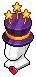 Purple Amethyst Star Hat