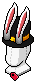 Bunny Eared Top Hat