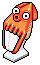 Orange Squid Hat