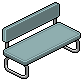 Aquamarine Bench