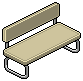 Beige Bench