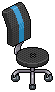 Blue Desk Chair
