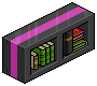 Purple Shelving Unit