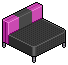 Purple Sofa Seat
