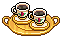 Dark Elegant Tea Set