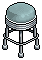 Aquamarine Stool