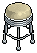 Beige Stool