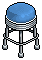 Blue Stool