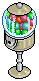 Beige Gumball Machine