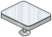 White Booth Table