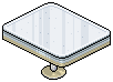 Beige Booth Table