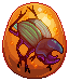 Amber Dung Beetle