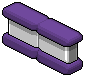 Purple Iced  bar desk