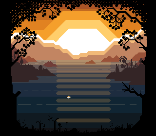 Pixel Sunset