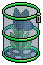 Green Flying Bug Terrarium (non crackable)