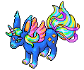 Dazzling Rainbow Bunny
