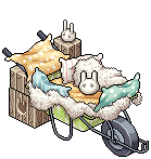 Wheelbarrow Bunny Bed