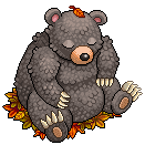 Hibernating Autumn Bear