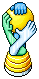 Gold Football Trophy