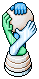 Silver Football Trophy