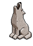 Fireworks Wolf Purple