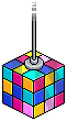 Rubik's Cube Lampshade