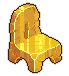 Solid Gold Chair