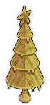 Solid Gold Christmas Tree