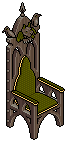 Gothic Chair Green