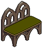 Gothic Sofa Green
