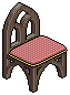 Gothic Stool Pink