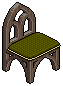 Gothic Stool Green