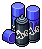 Blue Spray Paints