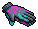 Splattered Gloves