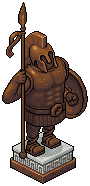 Bronze Warrior Statue