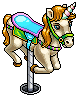 Yellow Carousel Horse
