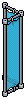 Blue Stage Fence Corner