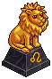 Leo Zodiac Statue