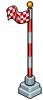 Red Racing Flag