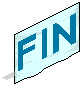 Blue Finish Line
