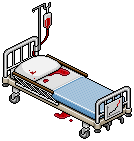 Bloody Hospital Bed