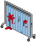 Bloody Hospital Curtain